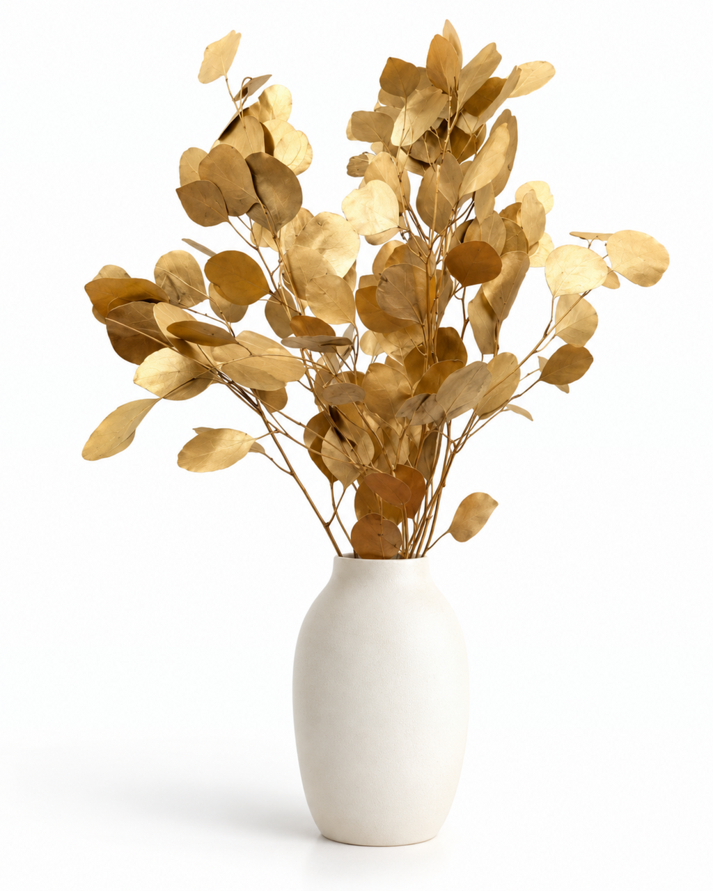 Preserved Populus Eucalyptus Stems - Gold - 170 g / 60 cm
