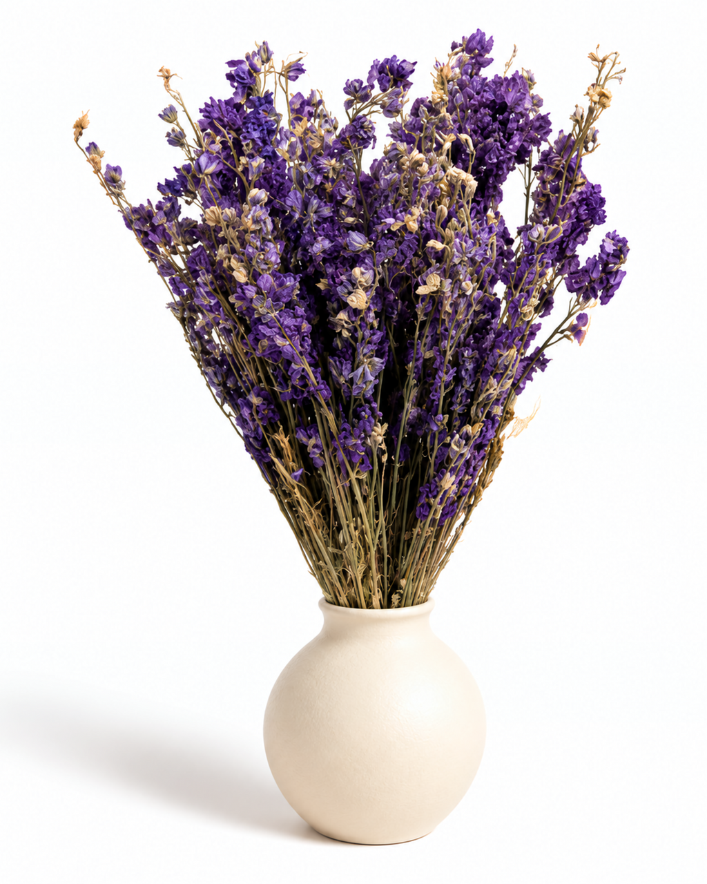 Dried Blue Larkspur Bunch - Delphinium - 80 g / 35 cm