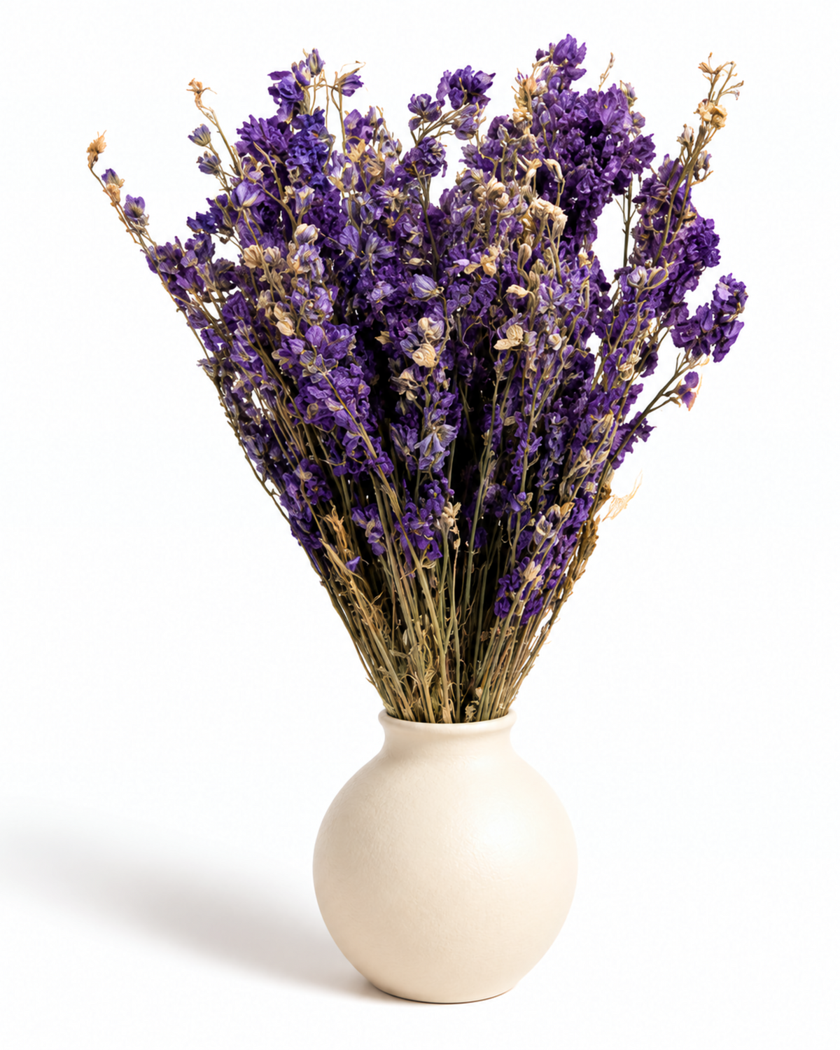 Dried Blue Larkspur Bunch - Delphinium - 80 g / 35 cm