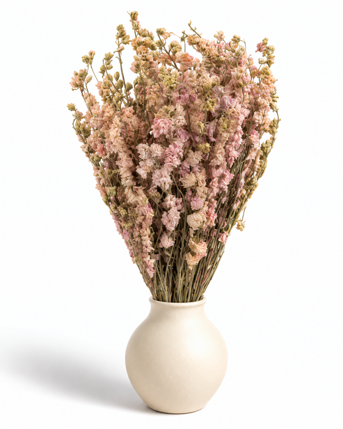Dried Pink Larkspur Bunch - Delphinium - 60 g / 40 cm