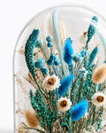 Glass Cloche with Preserved Flowers