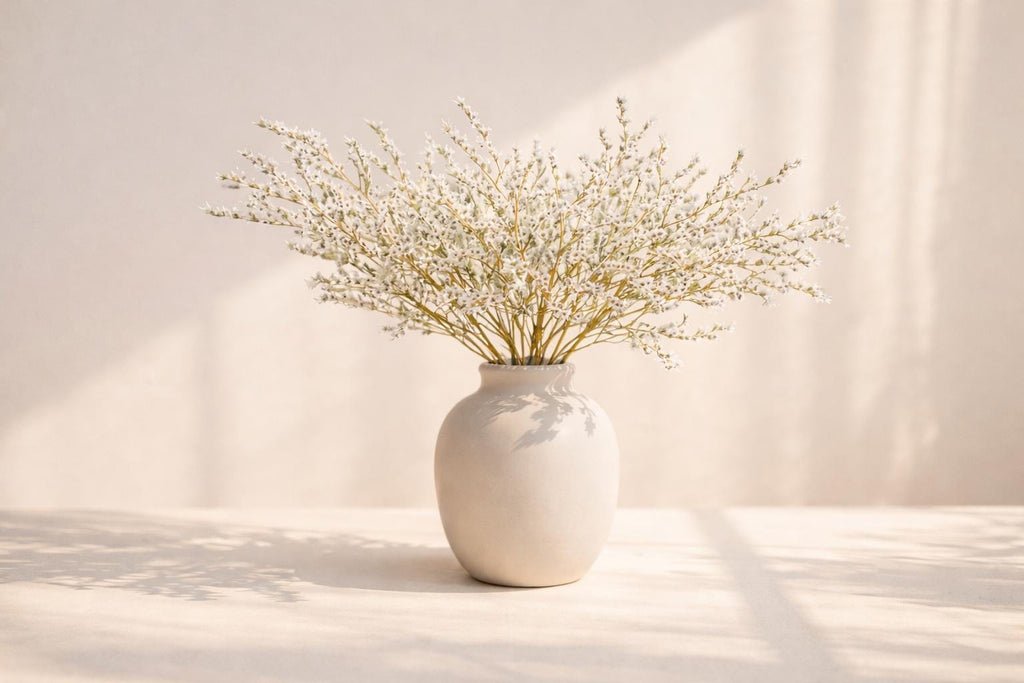 Stabilized Tatar Limonium | Natural Dried Flower 20–25 cm | Fluffy Branches for Bouquets, Home Decor & Candle Making