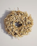 Dried Flower Wreath, Natural Wall Decor, Boho Wreath, Rustic Home Decor, Neutral Floral Wreath, Gift Idea