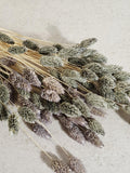 Dried Phalaris | Grey & Dusty Purple | 55–60 cm | Preserved Canary Grass | Boho Home Decor