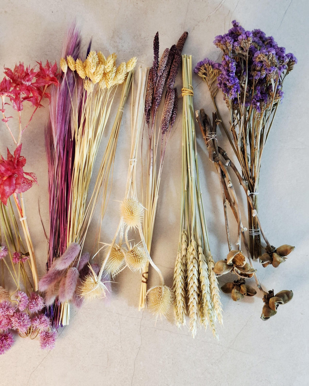 Bright Wildflower Dried Flower Box for Crafts – Colorful DIY Floral Kit for Resin Art, Candles & Decor