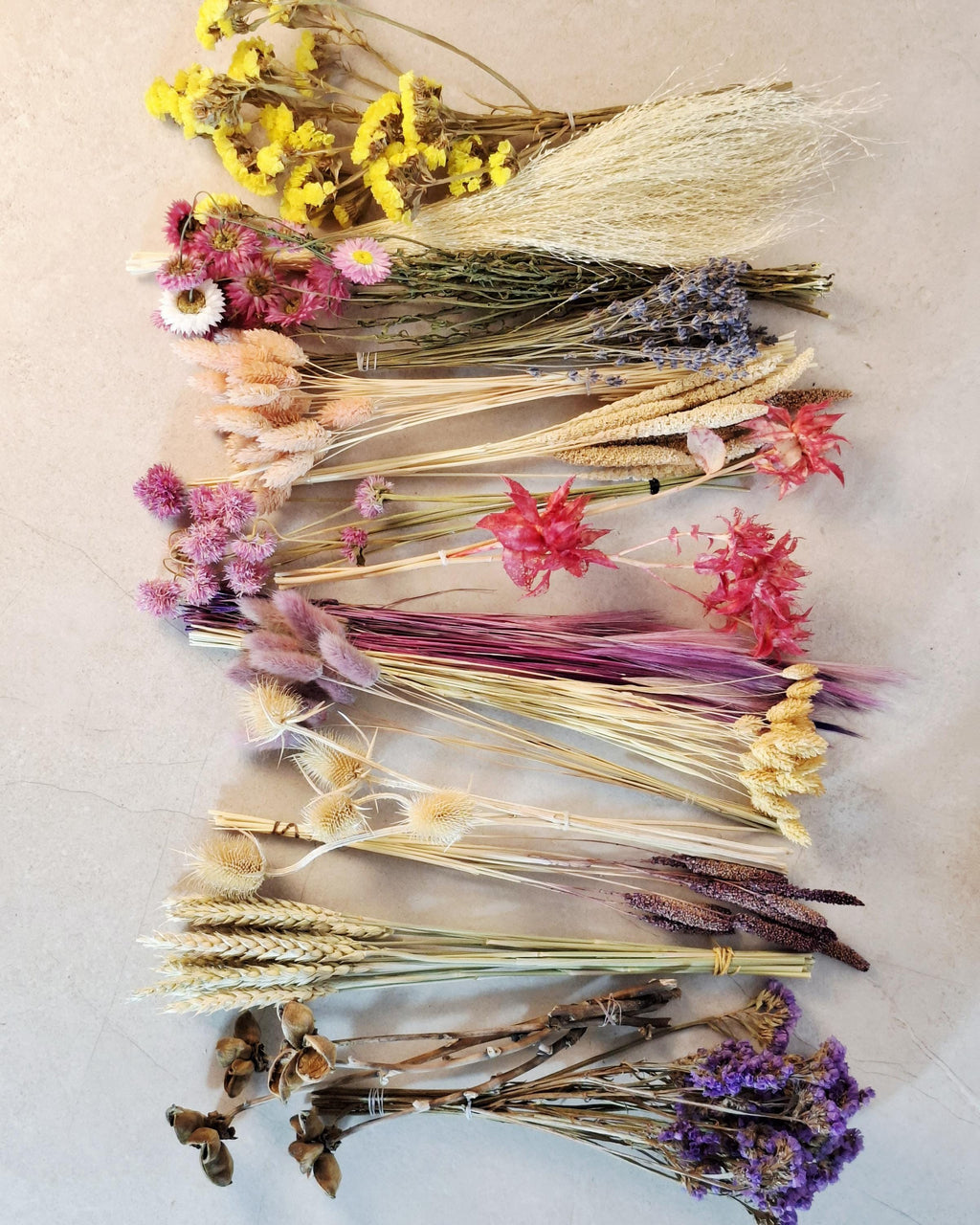 Bright Wildflower Dried Flower Box for Crafts – Colorful DIY Floral Kit for Resin Art, Candles & Decor