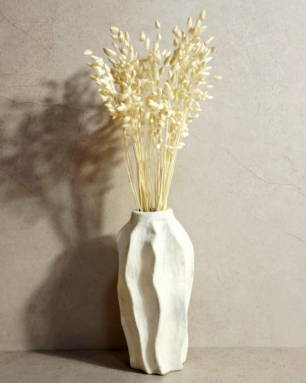 Bleached Briza Stems - Dried Grass Bouquet - Natural Dried Flowers - Florist Supplies - Wedding Decor - Boho Home Decor