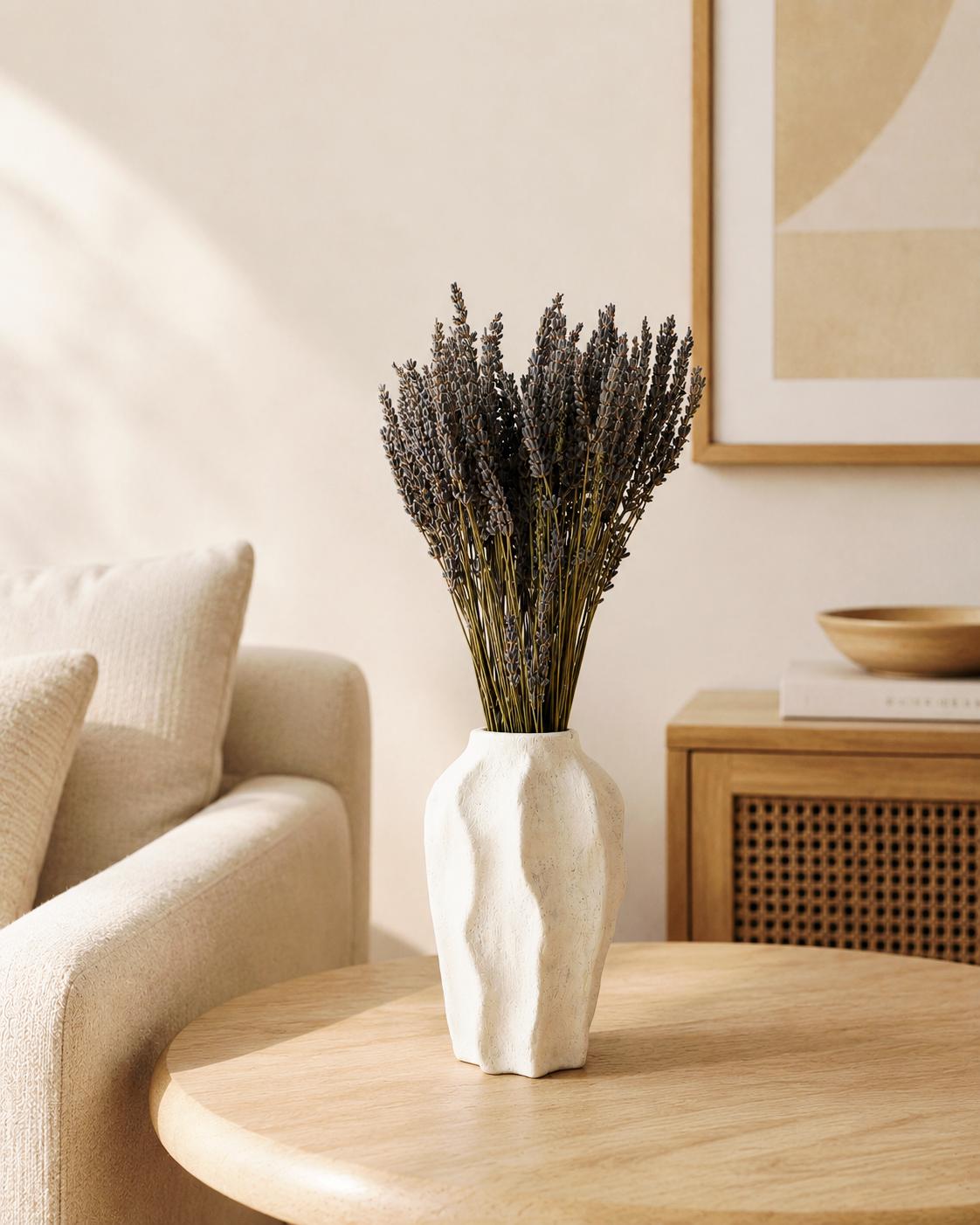 Dried Flower Bouquet | Preserved Lavender Bouquet | Minimalist Botanical Arrangement | Natural Home Decor
