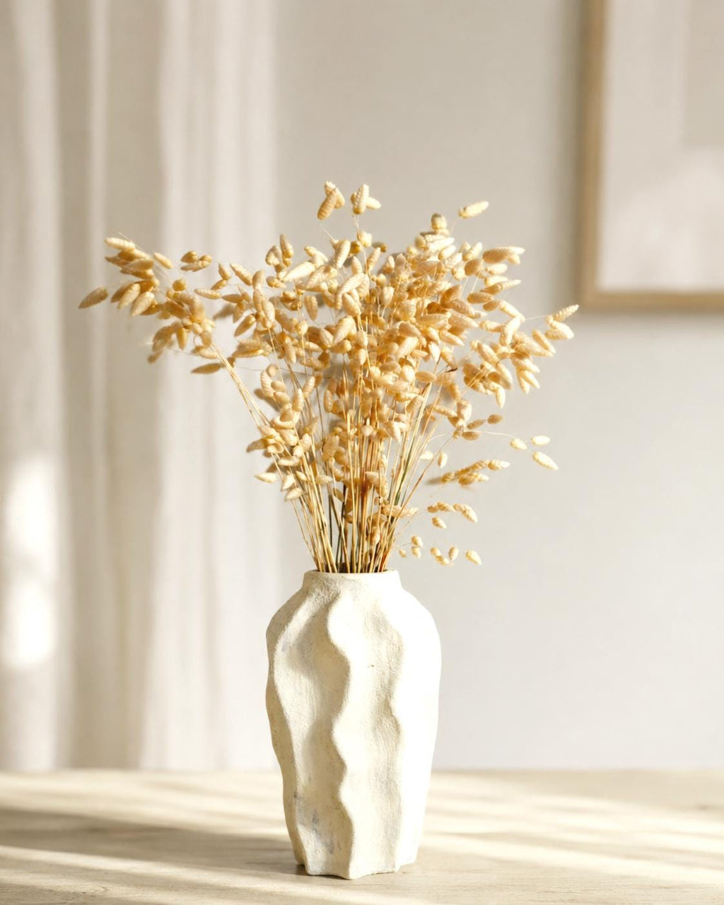 Dried Briza Bouquet | Stabilized Dried Flowers | Neutral Botanical Decor | Minimalist Scandi Bouquet | Natural Vase Arrangement