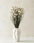 White Stabilized Ammobium Bouquet Dried Flower Bouquet, Minimalist Home Decor, Natural Flowers, Wedding Bouquet