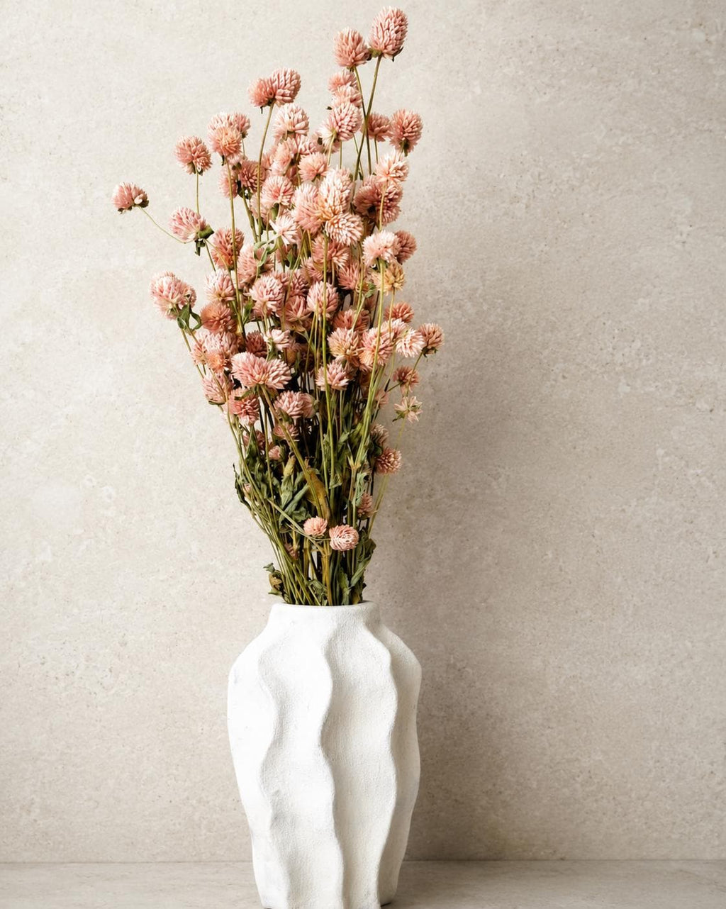 Pink Stabilized Gomphrena Bouquet, Dried Flower Bouquet, Natural Pink Flowers, Small Bouquet, Floral Home Decor, Gift for Her