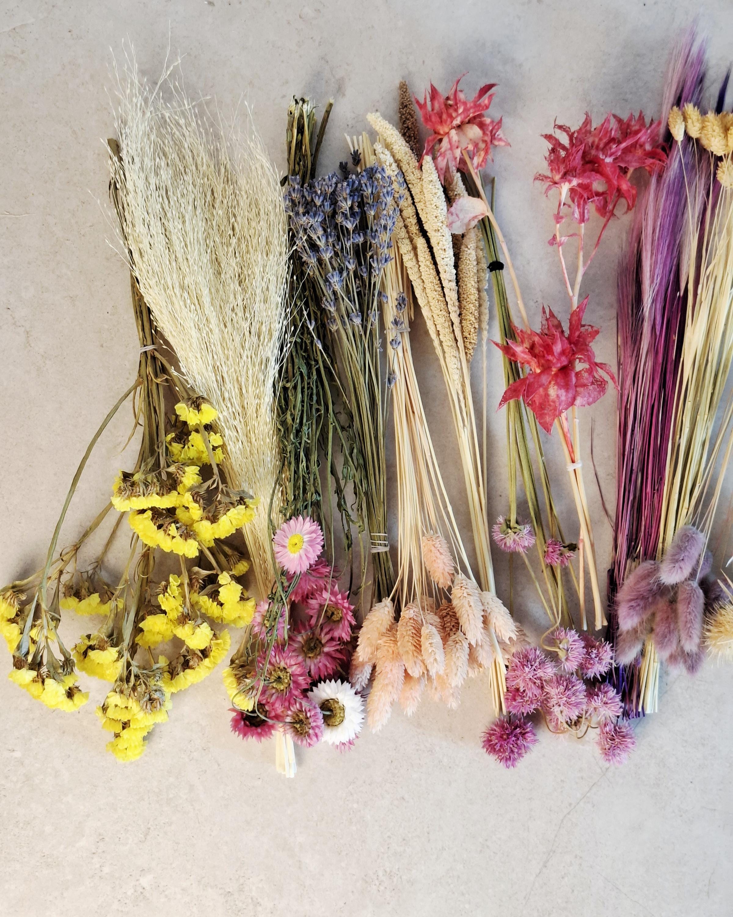 Bright Wildflower Dried Flower Box for Crafts – Colorful DIY Floral Kit for Resin Art, Candles & Decor