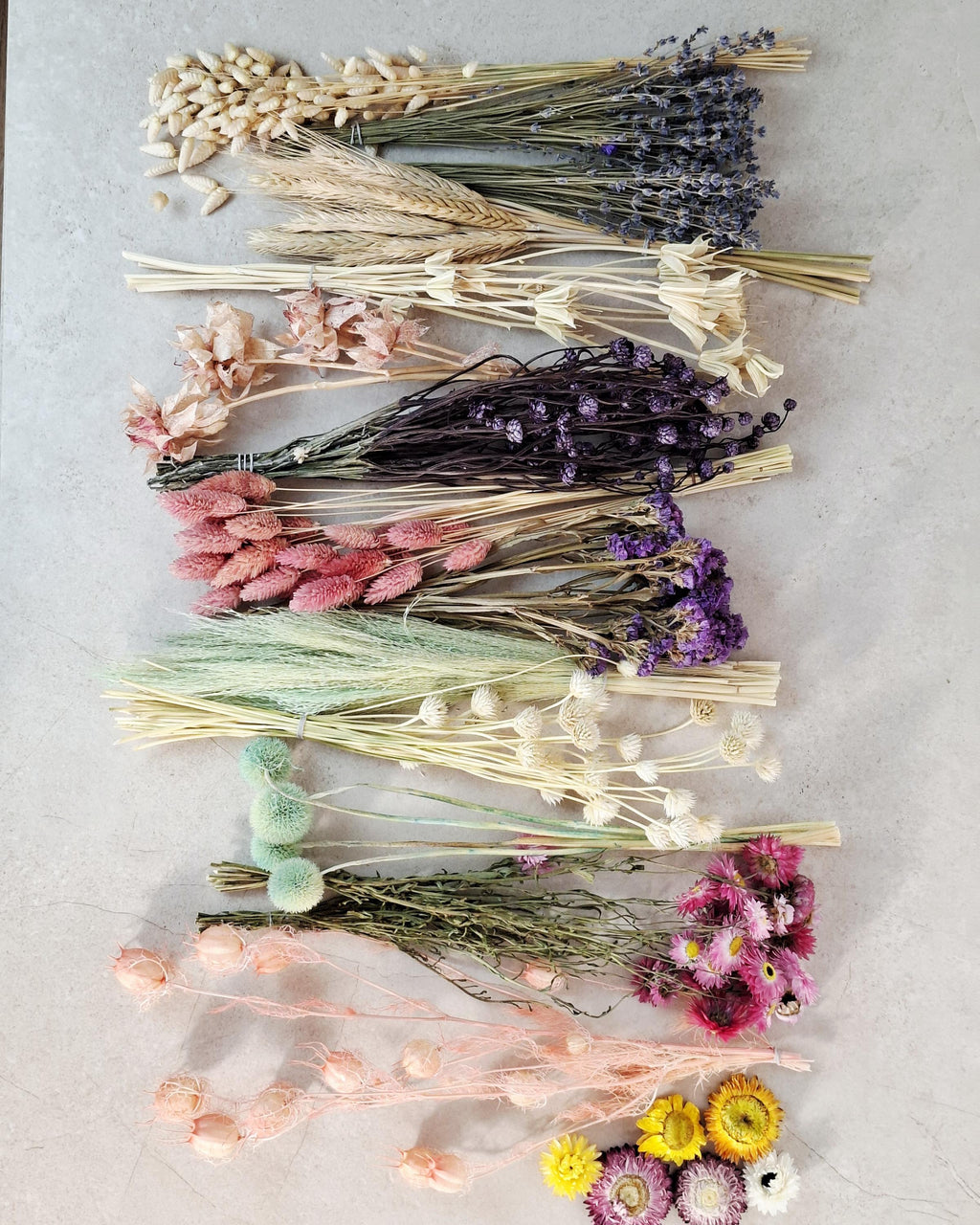 Dried Flower Box, DIY Dried Flower Box, Floral Craft Kit, Dried Flower Kit, Florist Supplies, Dried Flower Mix