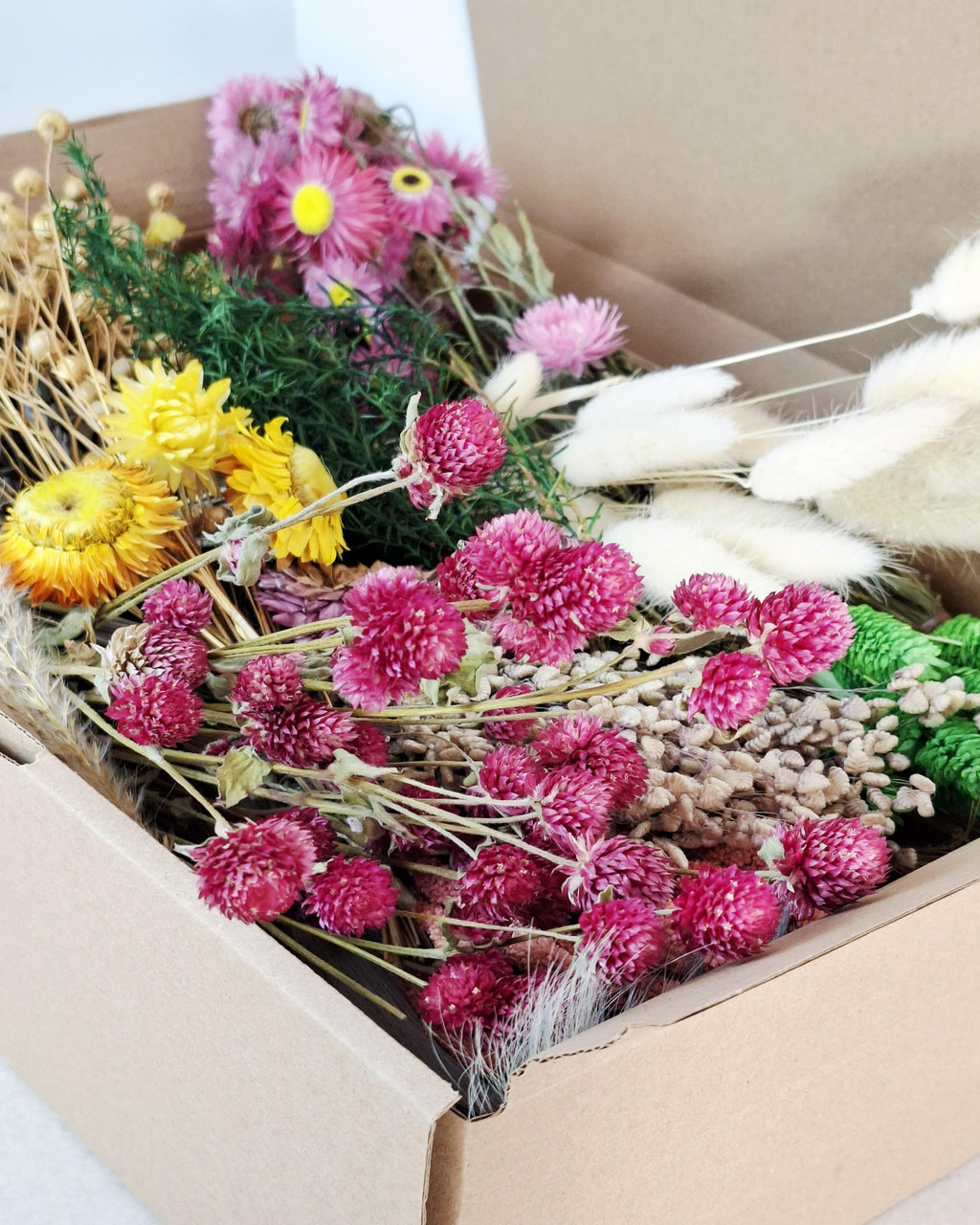 Dried Flower Box, DIY Dried Flower Box, Floral Craft Kit, Florist Supplies, Dried Flower Mix, Dried Flowers for Crafts