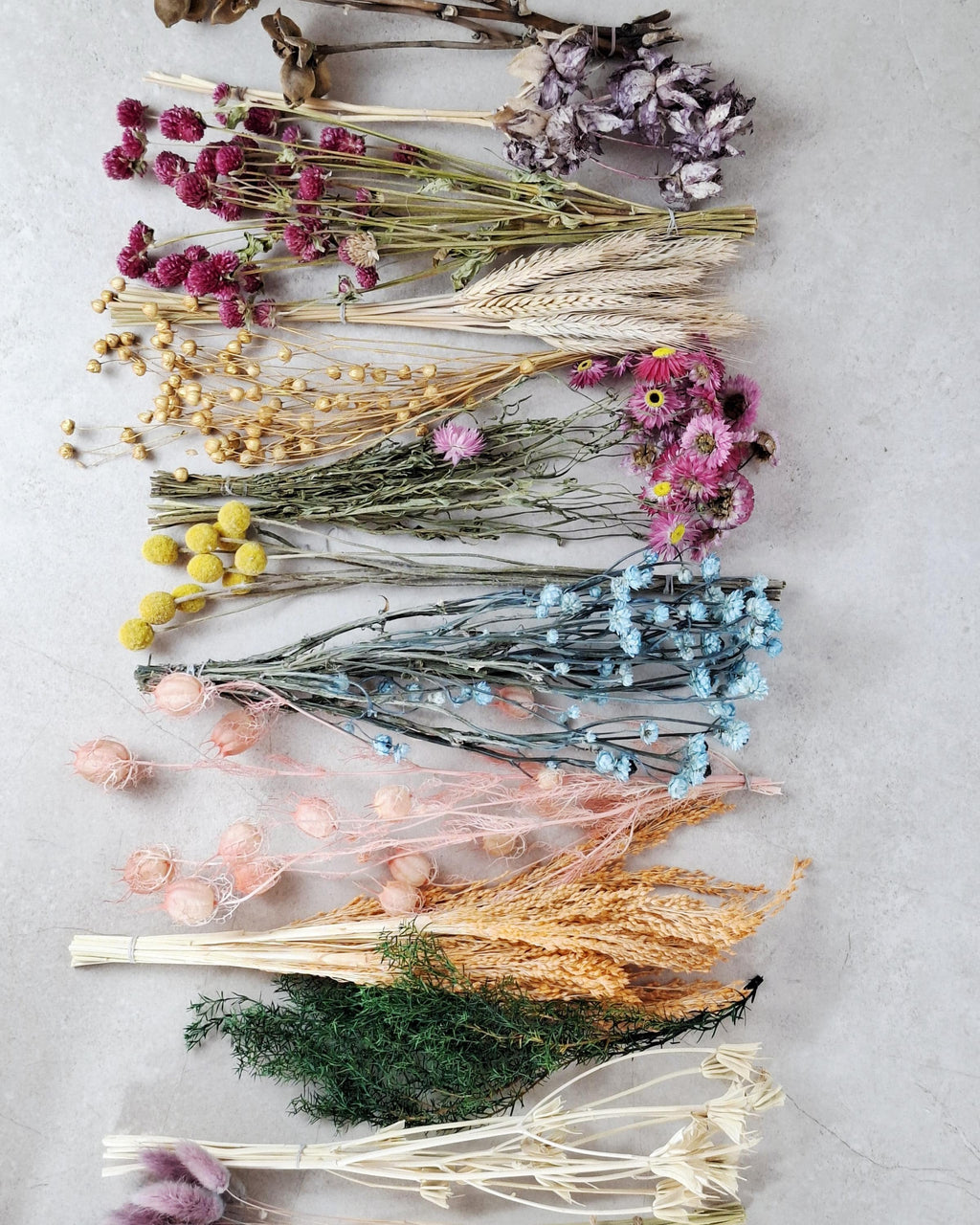 Dried Flower Box, DIY Dried Flower Box, Floral Craft Kit, Botanical Dried Flowers, Florist Supplies, Dried Flower Mix