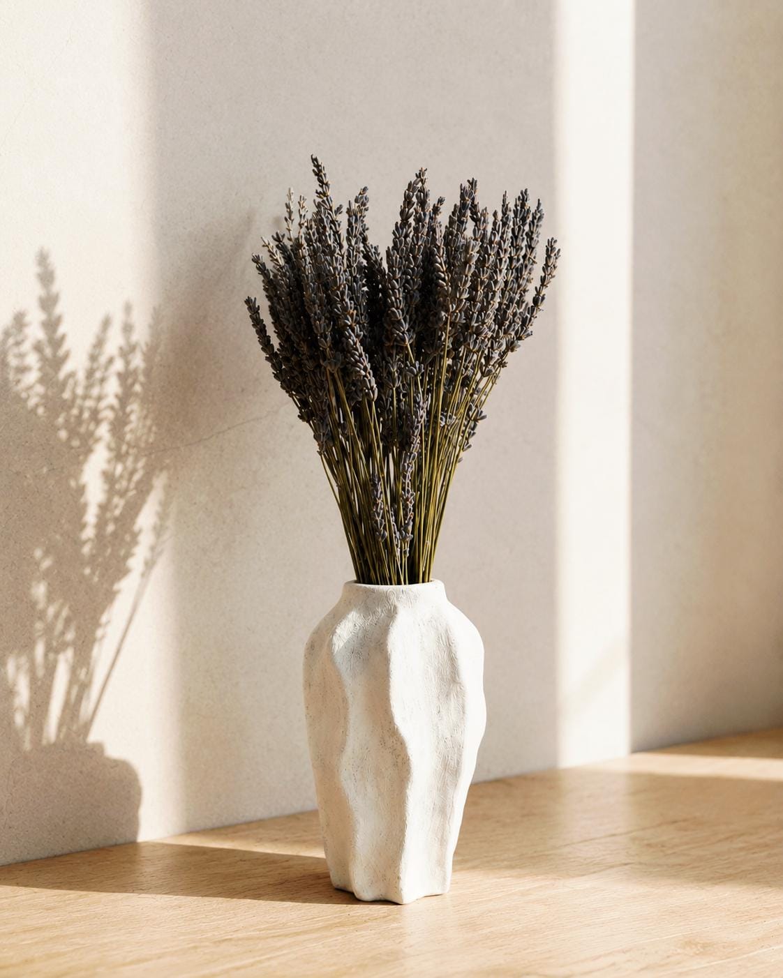 Dried Flower Bouquet | Preserved Lavender Bouquet | Minimalist Botanical Arrangement | Natural Home Decor