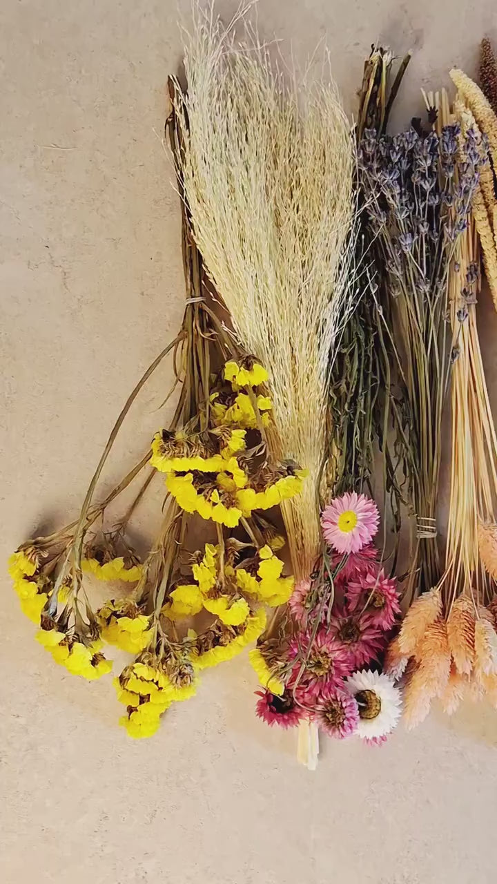 Bright Wildflower Dried Flower Box for Crafts – Colorful DIY Floral Kit for Resin Art, Candles & Decor