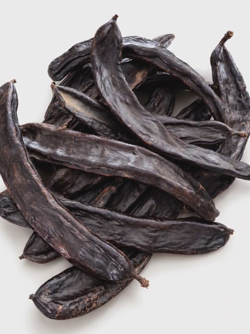 Whole Natural Carob Pods (Alfarroba) - Pack of 10 Raw Botanical Pods