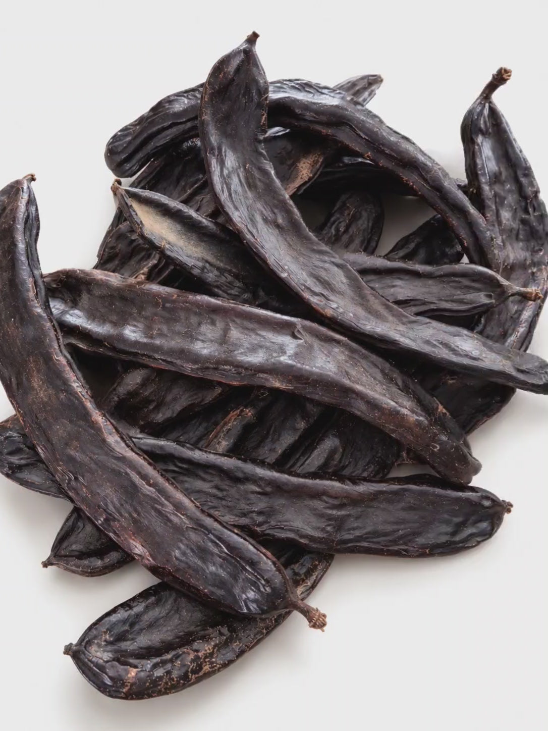 Whole Natural Carob Pods (Alfarroba) - Pack of 10 Raw Botanical Pods