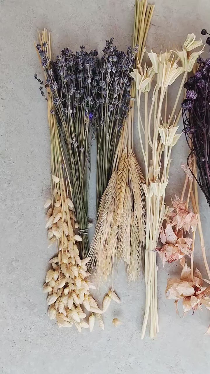 Dried Flower Box, DIY Dried Flower Box, Floral Craft Kit, Dried Flower Kit, Florist Supplies, Dried Flower Mix