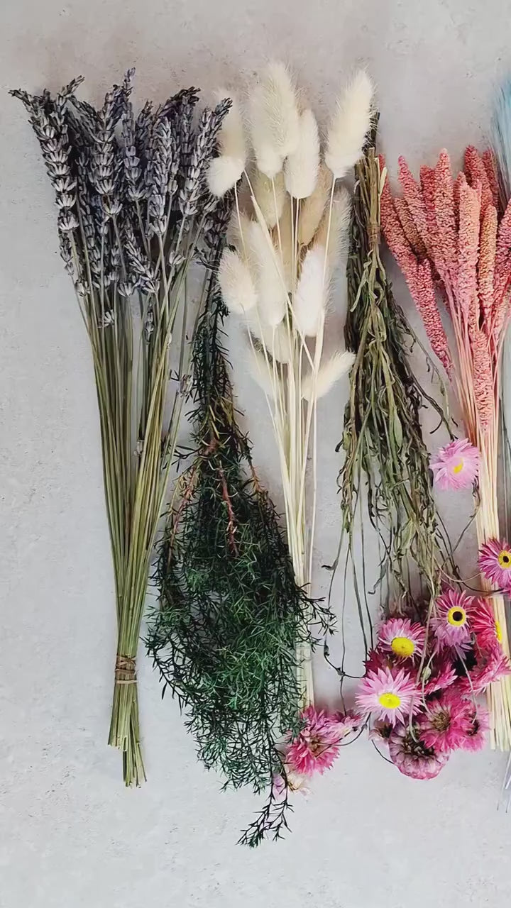 Dried Flower Box, DIY Dried Flower Box, Floral Craft Kit, Florist Supplies, Dried Flower Mix, Dried Flowers for Crafts