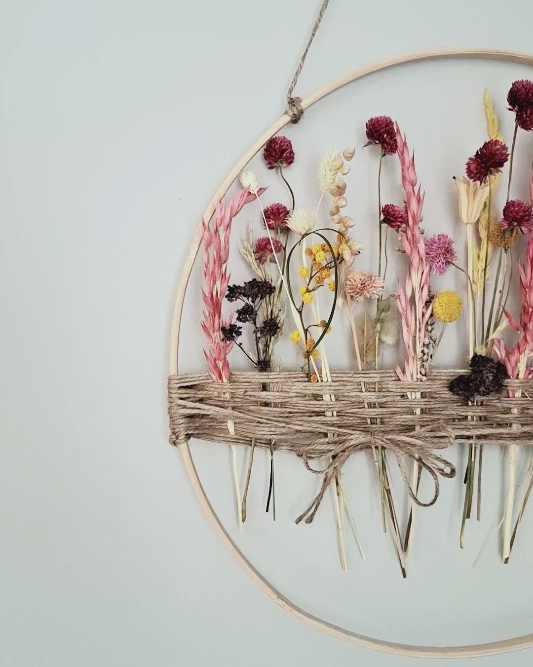 Handmade Botanical Wall Hanging