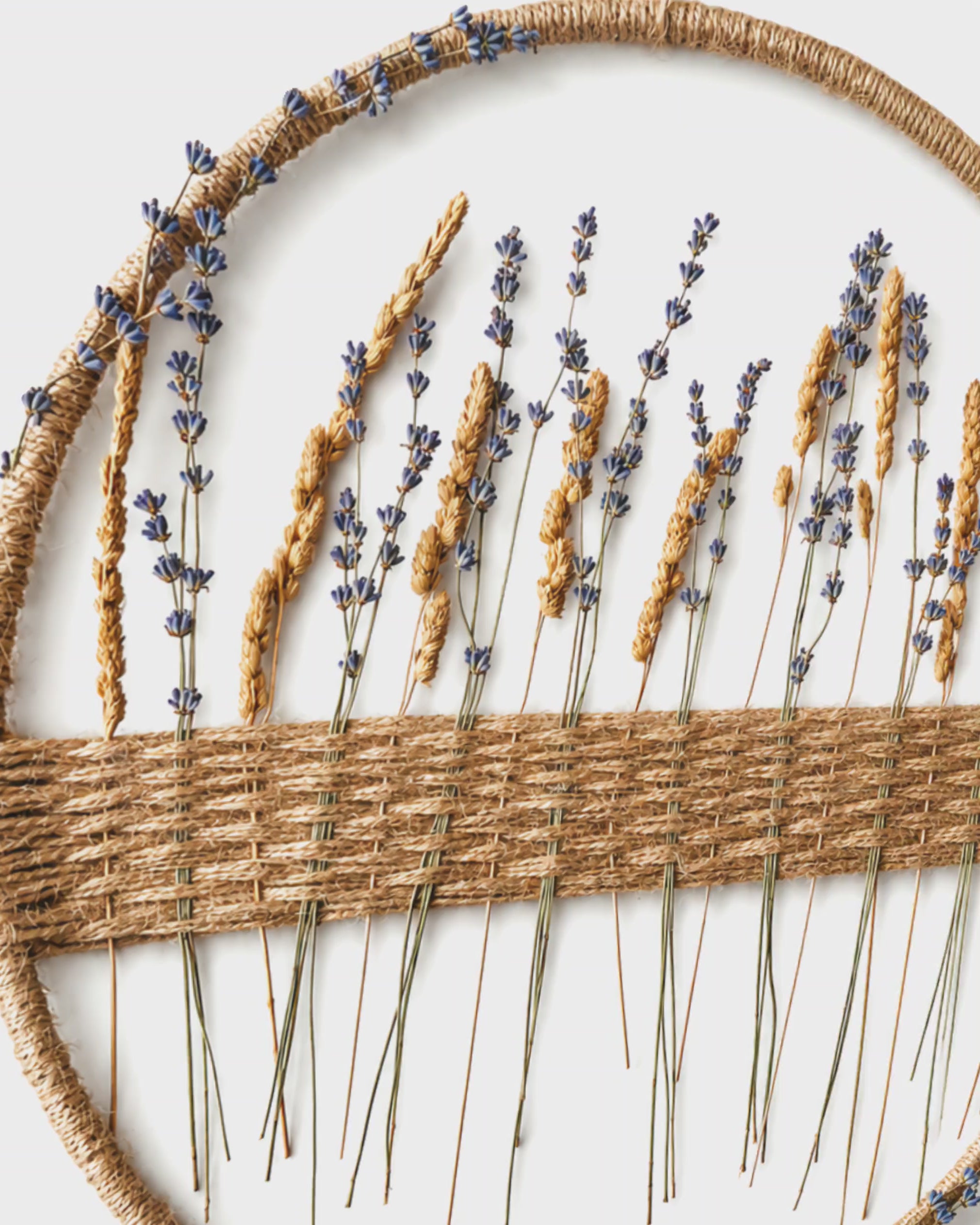 Dried Flower Wall Hanging