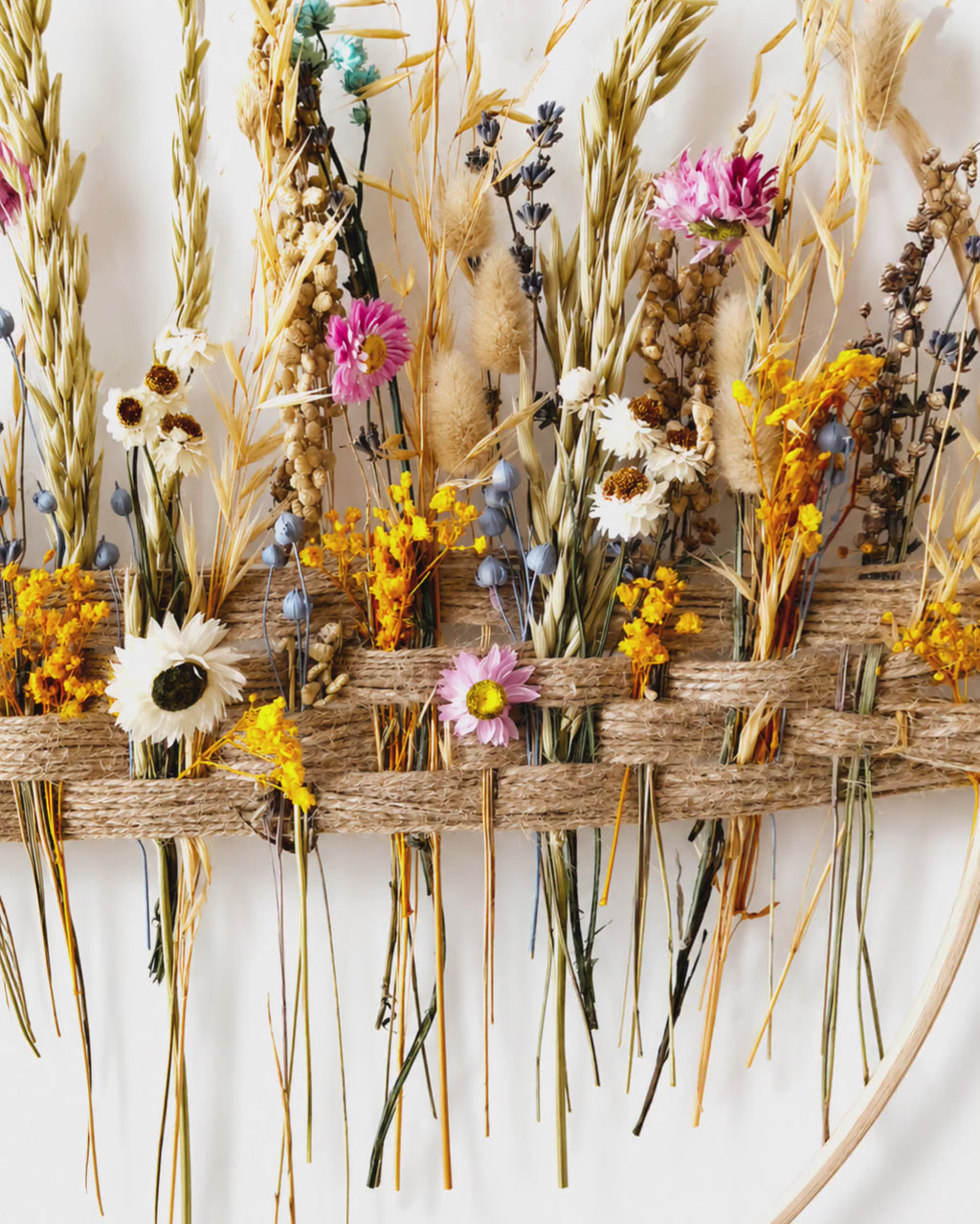 Dried Flower Wall Decor