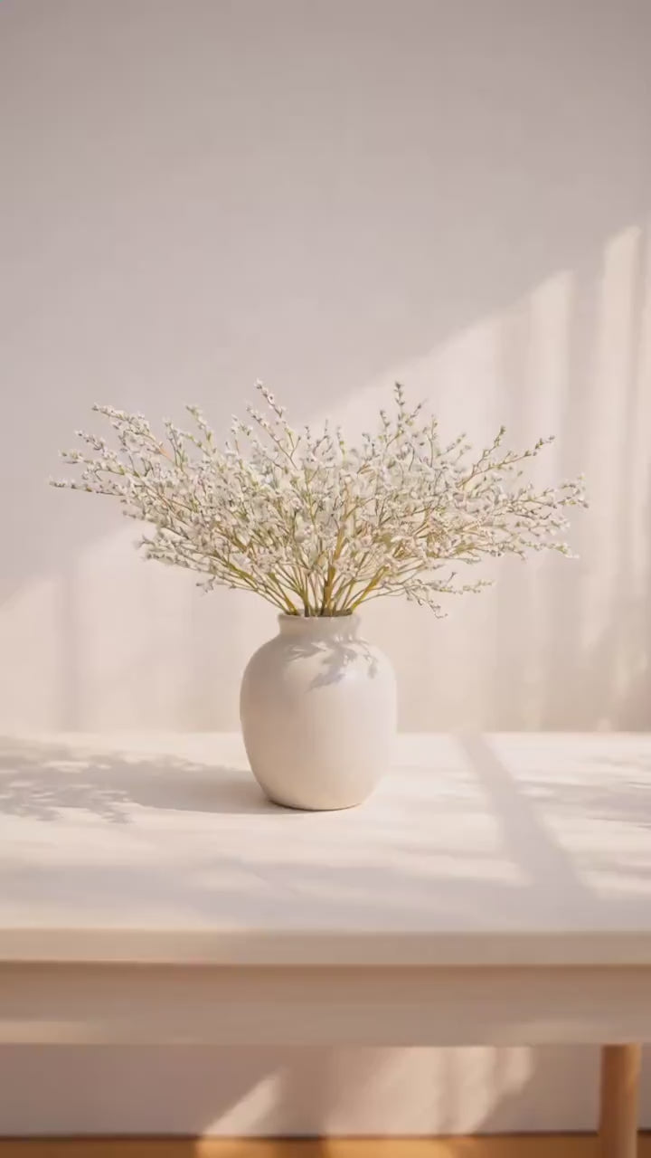 Stabilized Tatar Limonium | Natural Dried Flower 20–25 cm | Fluffy Branches for Bouquets, Home Decor & Candle Making