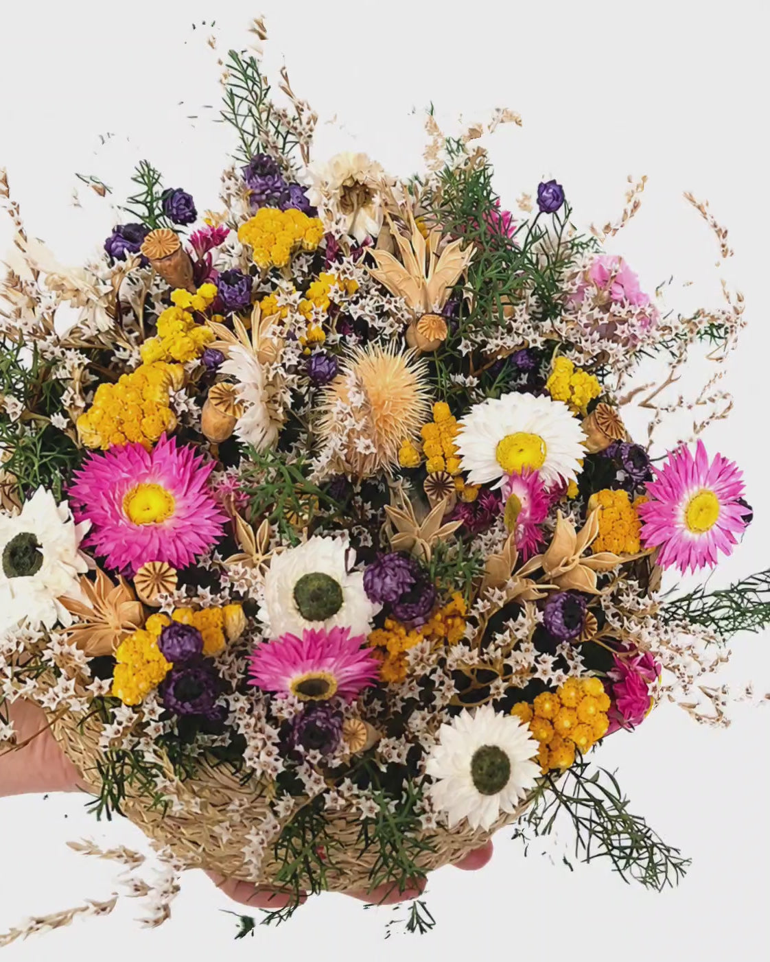 Wildflower Basket Decor