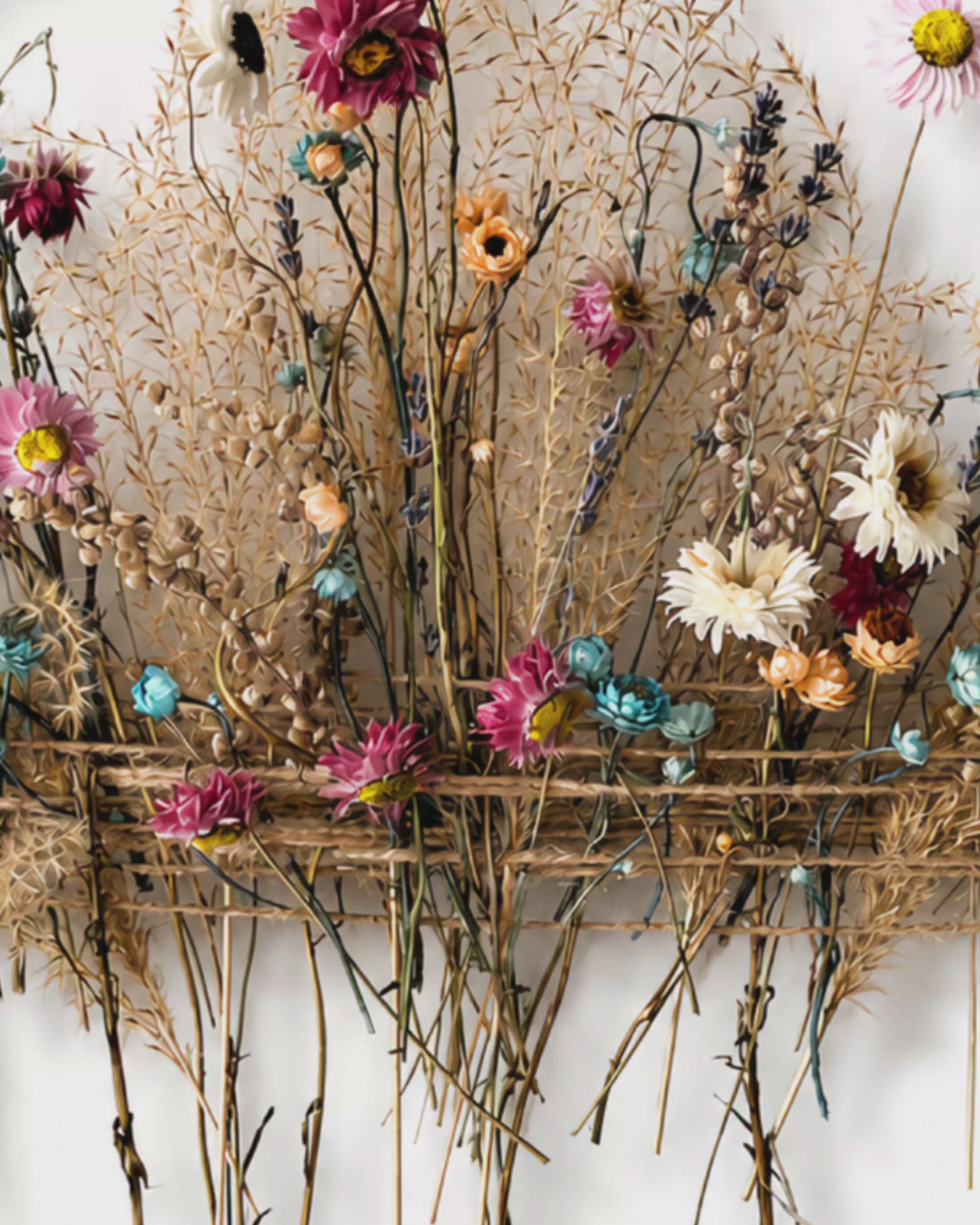 Dried Flower Wall Art