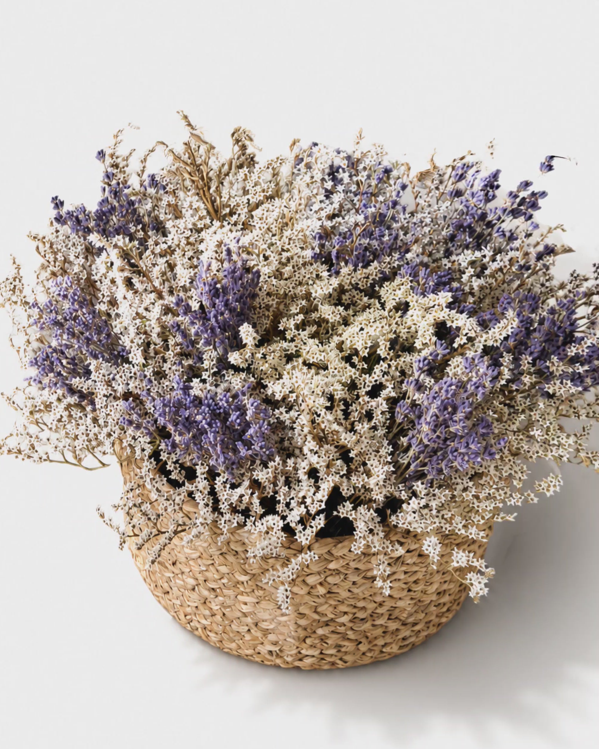 Lavender Dried Flower Basket
