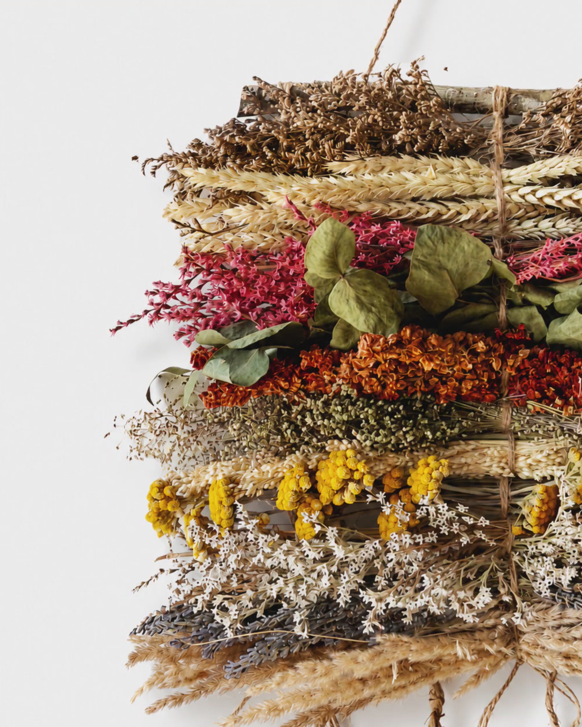 Dried Flower Wall Hanging
