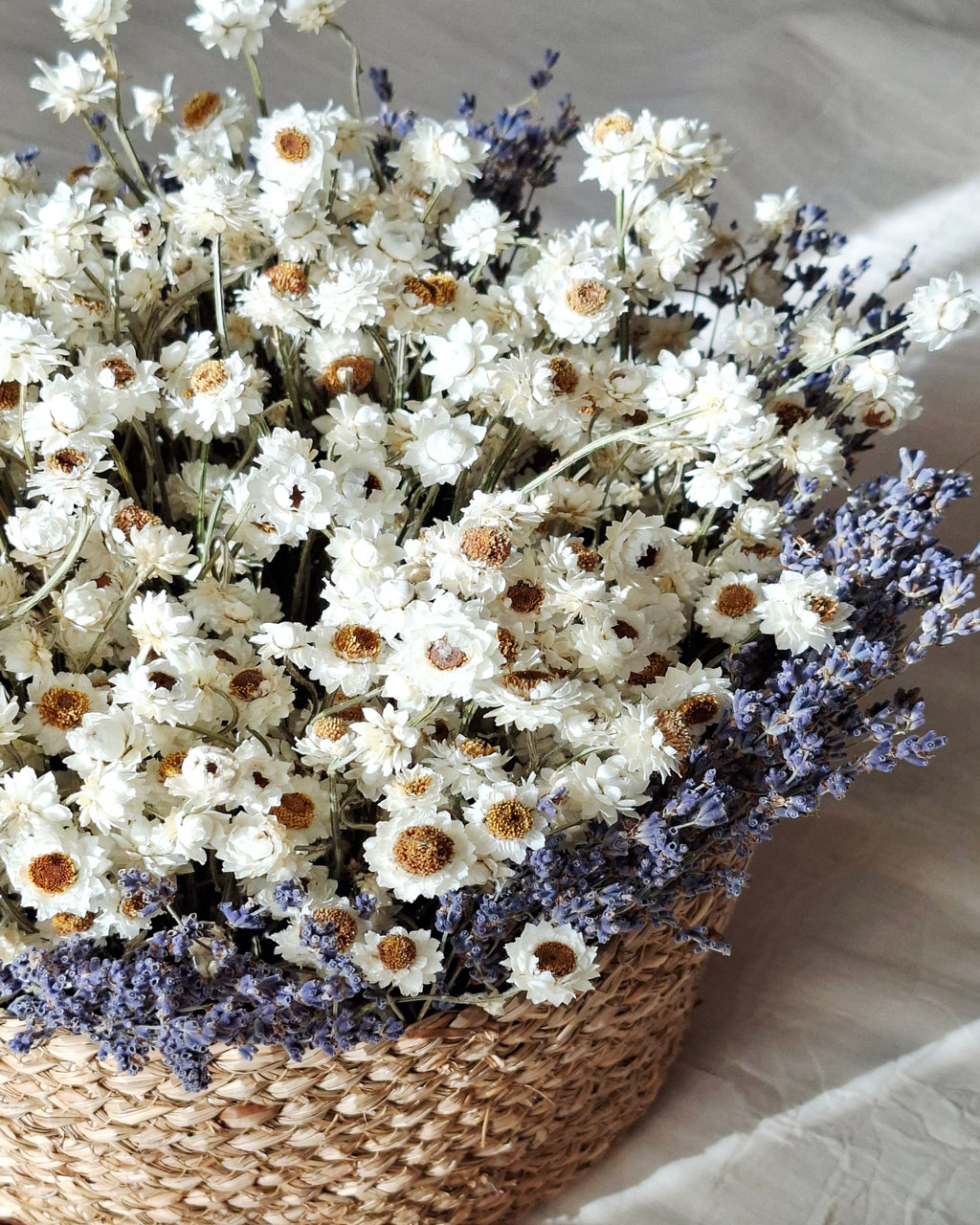 Scandinavian Dried Flower Basket