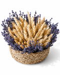 Lavender and Wheat Basket