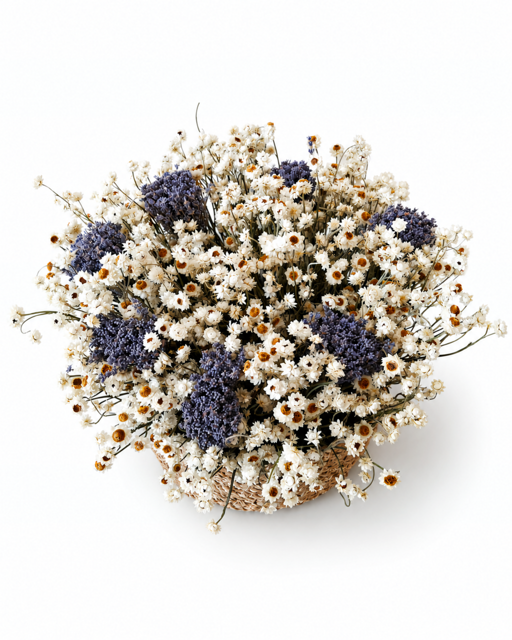 Scandinavian Dried Flower Basket