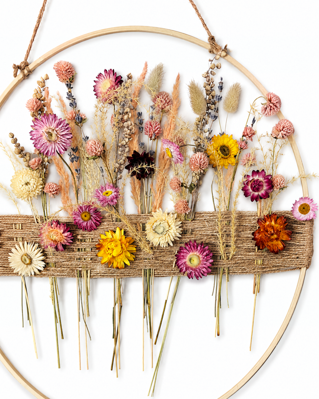 Dried Flower Wall Hanging