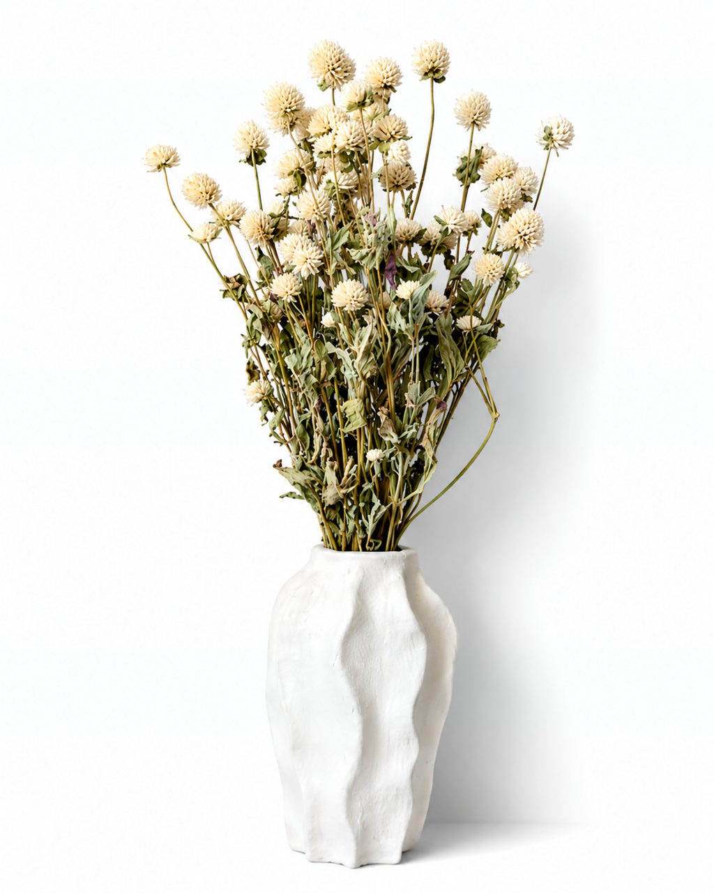 Ivory Gomphrena Bouquet