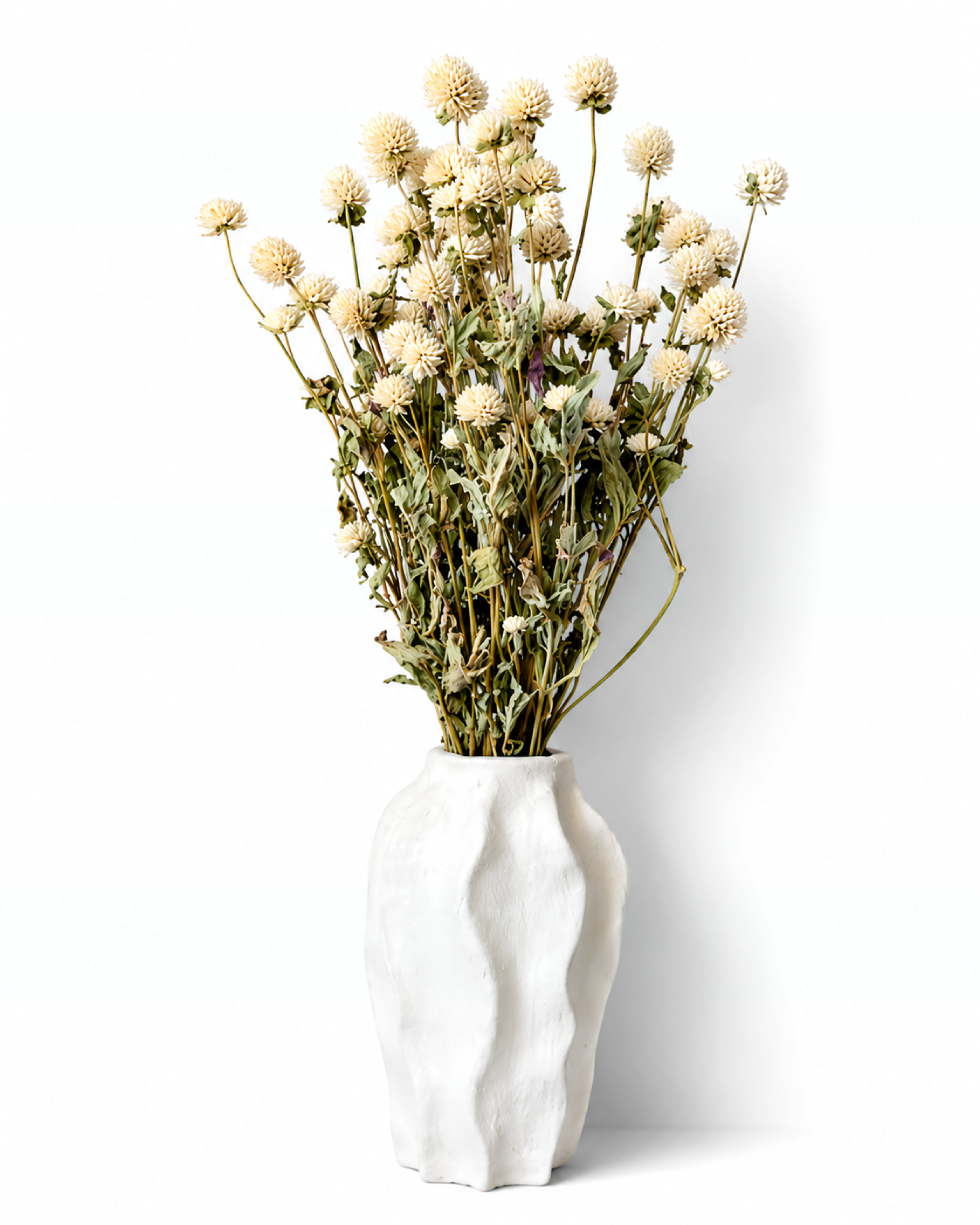 Ivory Gomphrena Bouquet