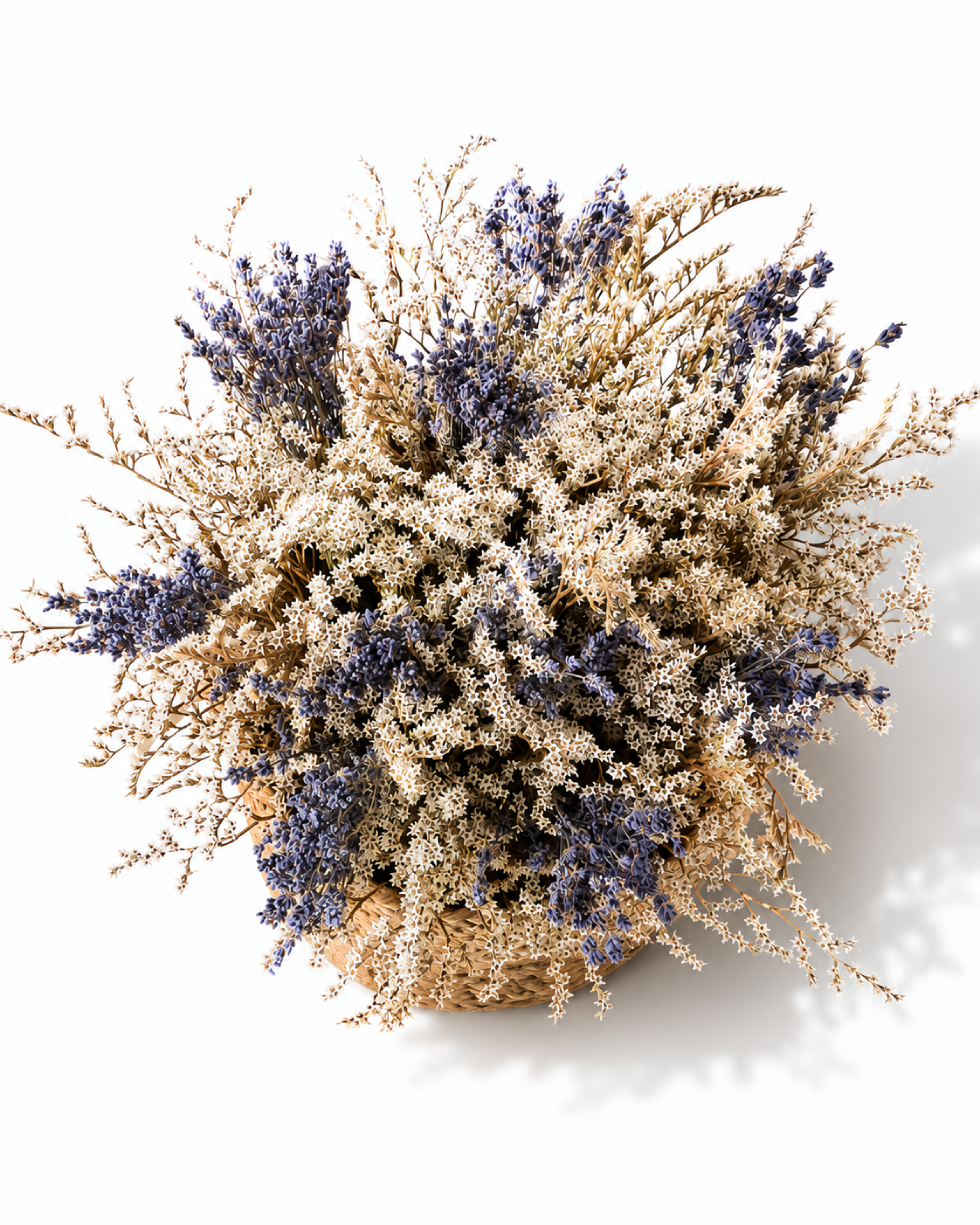 Lavender Dried Flower Basket