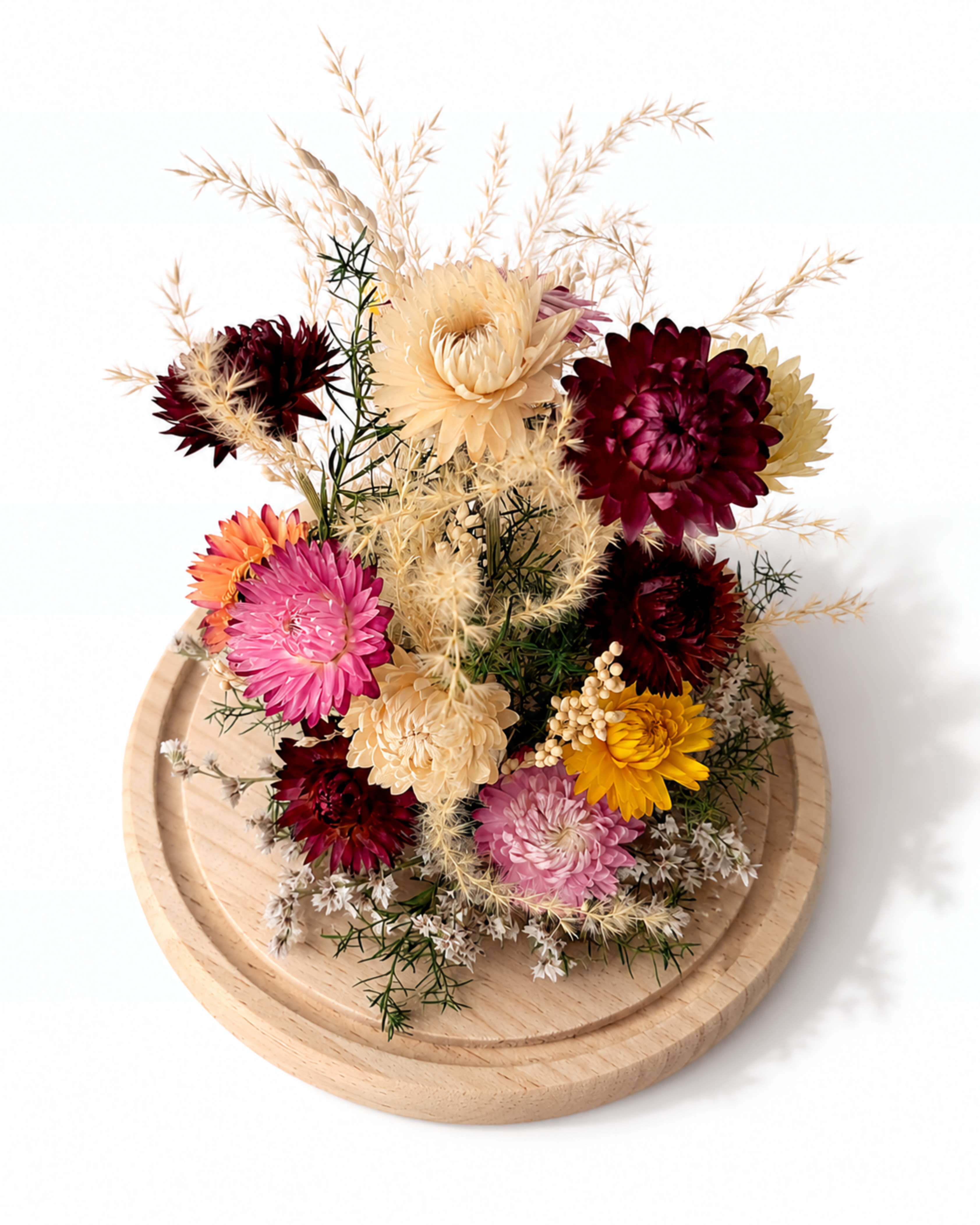 Dried Flower Glass Dome