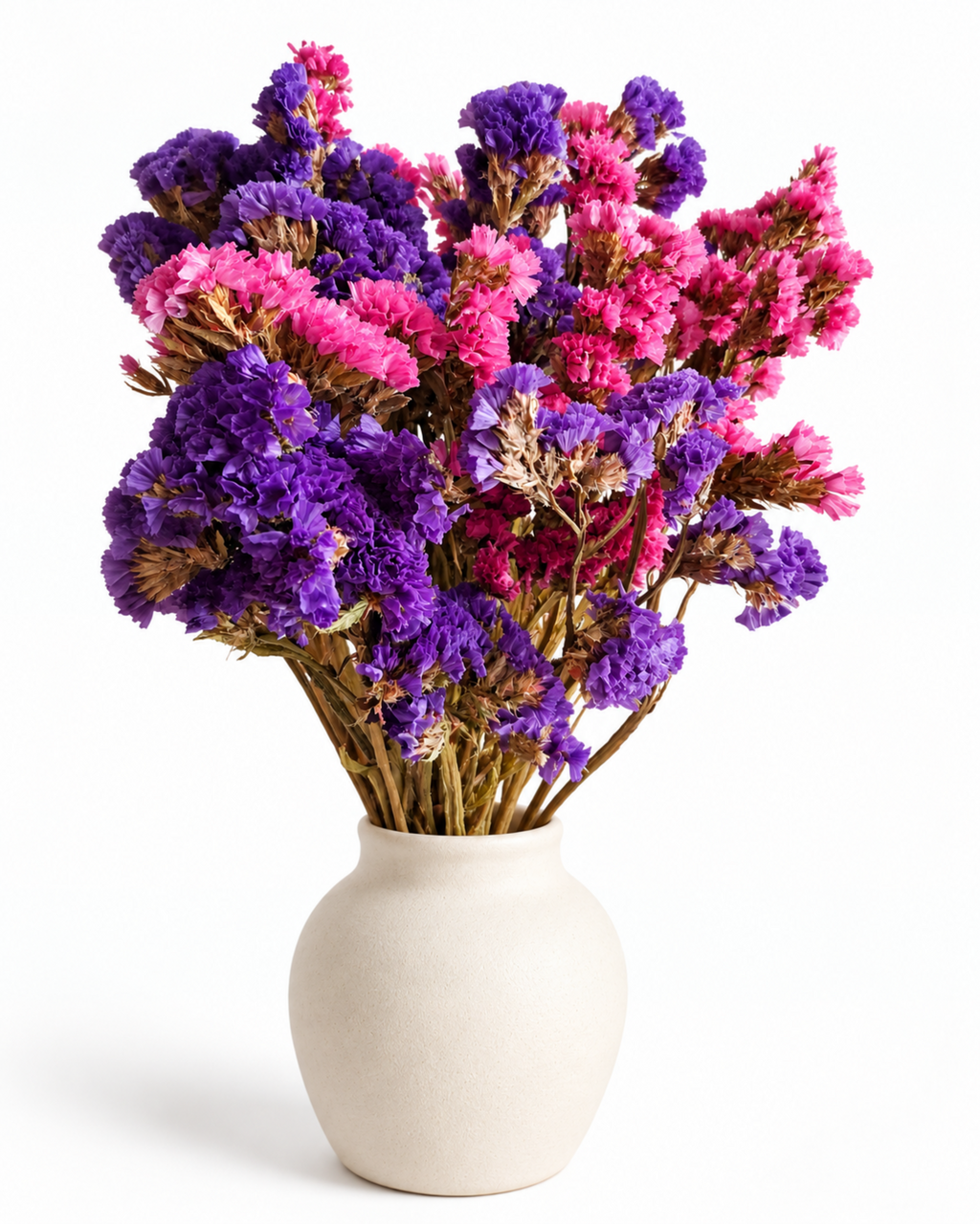 Dried Statice — Purple & Pink Mix