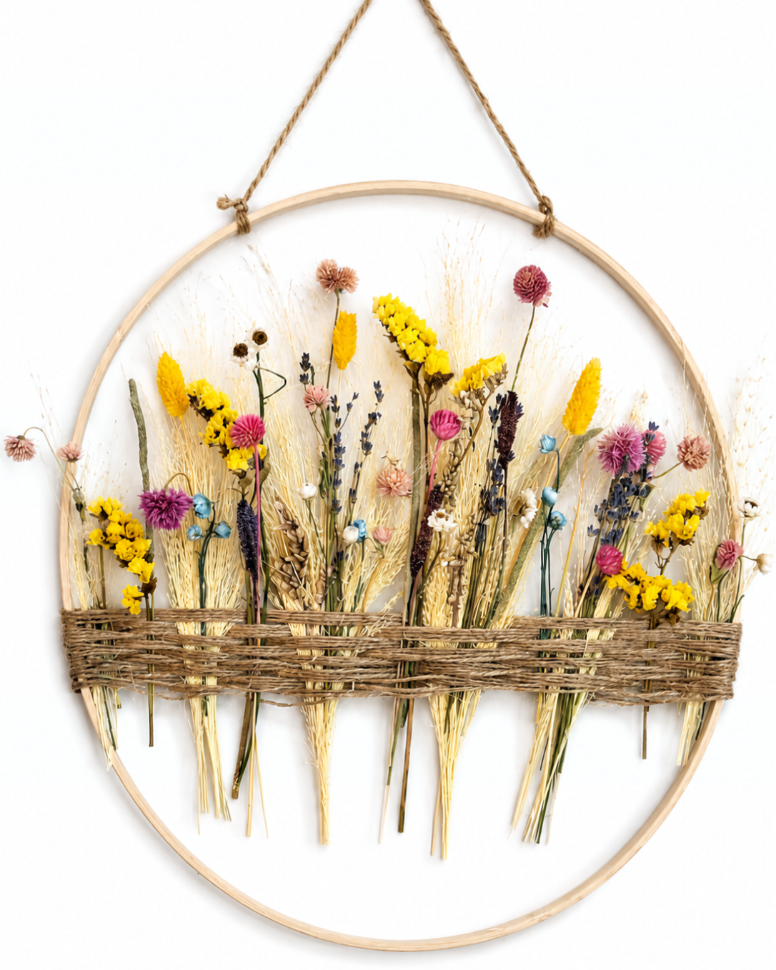 Floral Hoop Wall Hanging