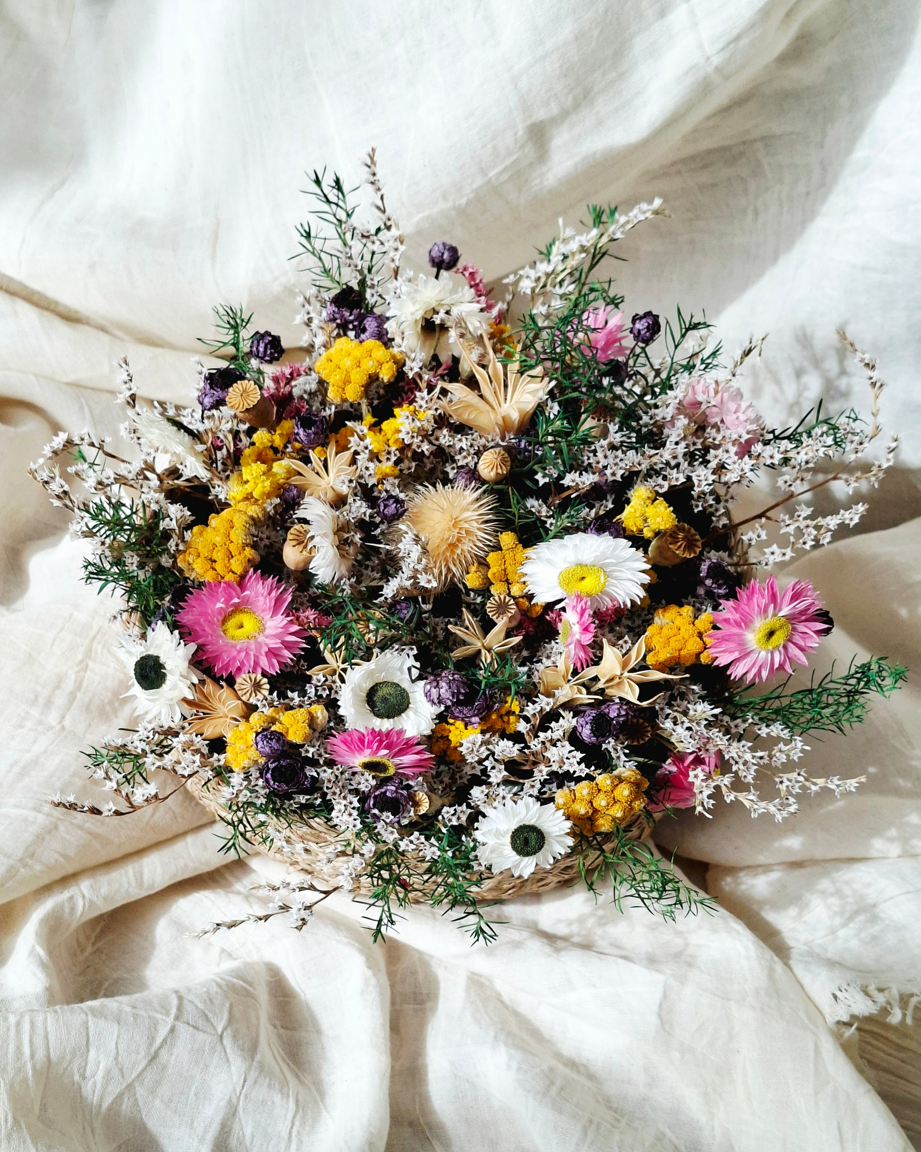 Wildflower Basket Decor