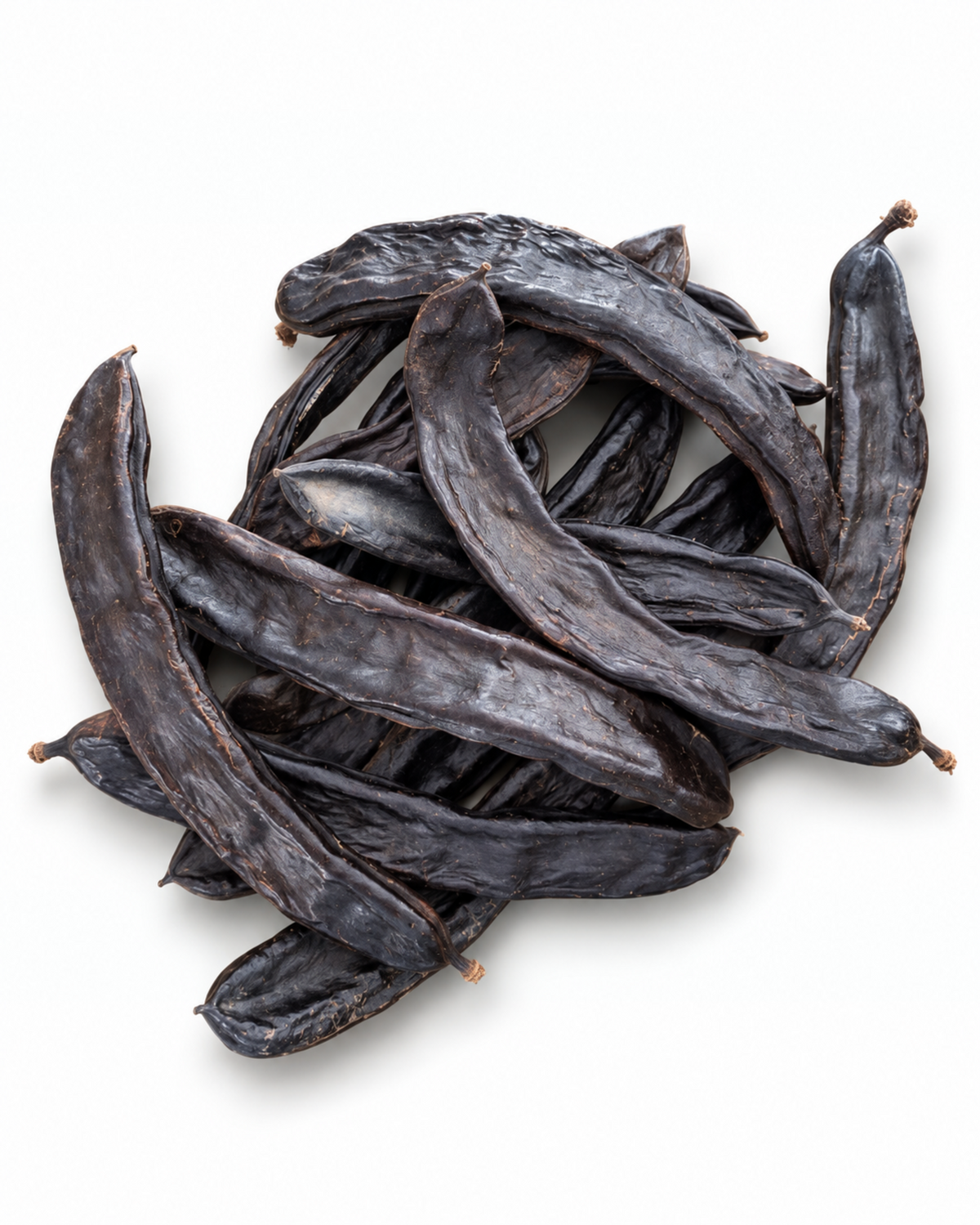 Whole Natural Carob Pods (Alfarroba) - Pack of 10 Raw Botanical Pods