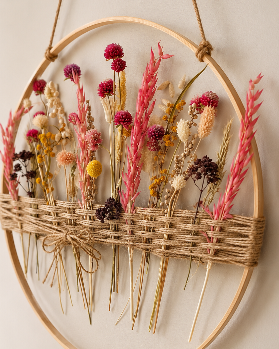 Handmade Botanical Wall Hanging