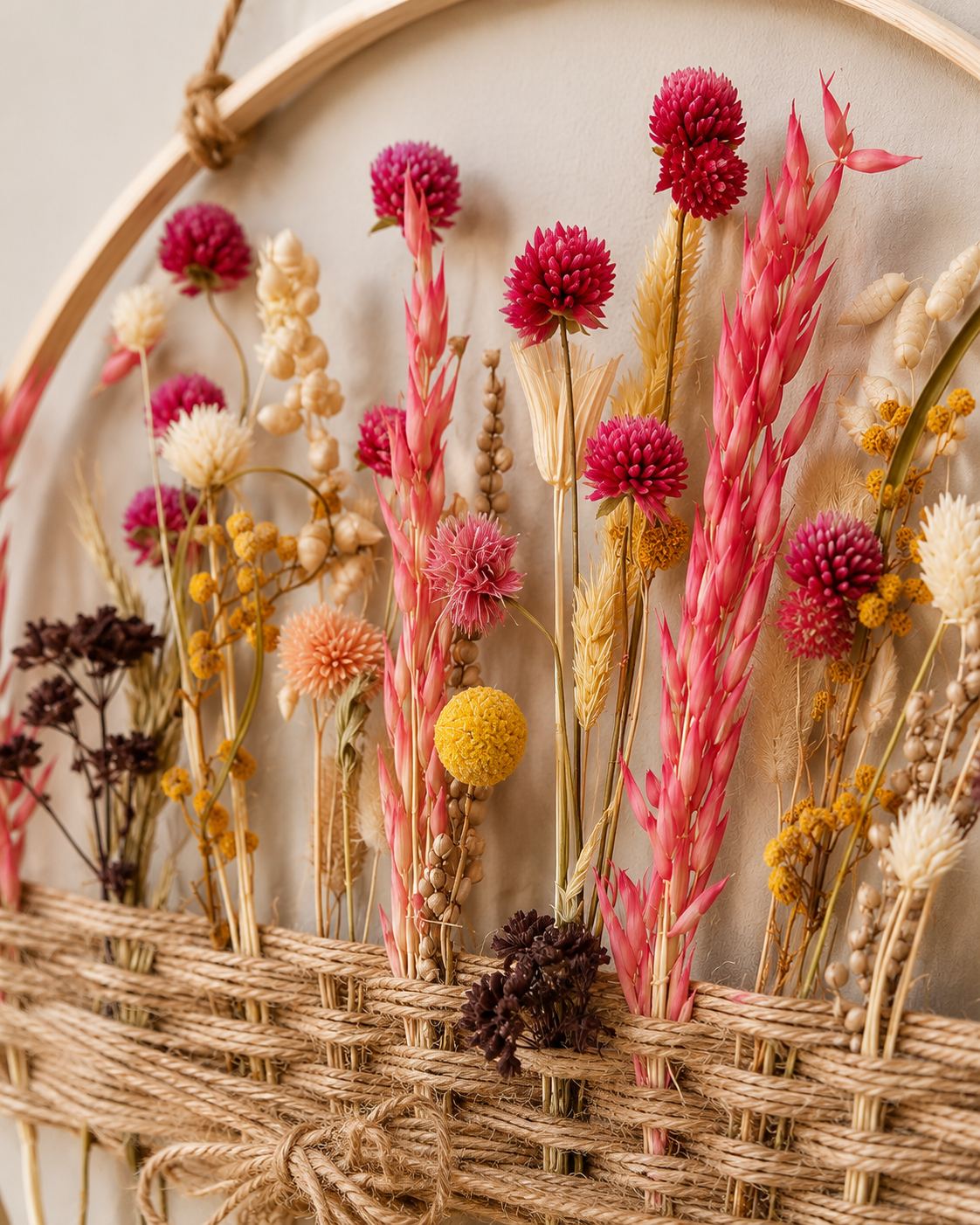Handmade Botanical Wall Hanging