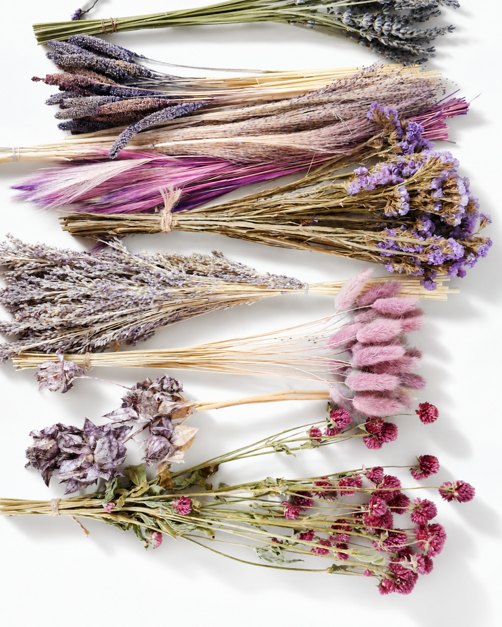 Purple & Pink Dried Flower Box