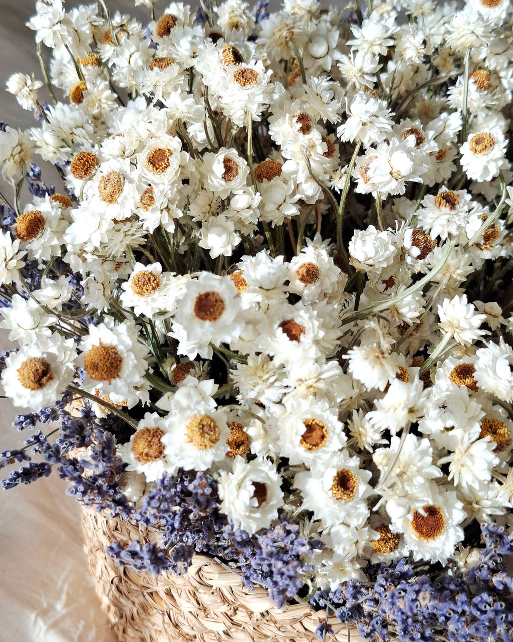 Scandinavian Dried Flower Basket