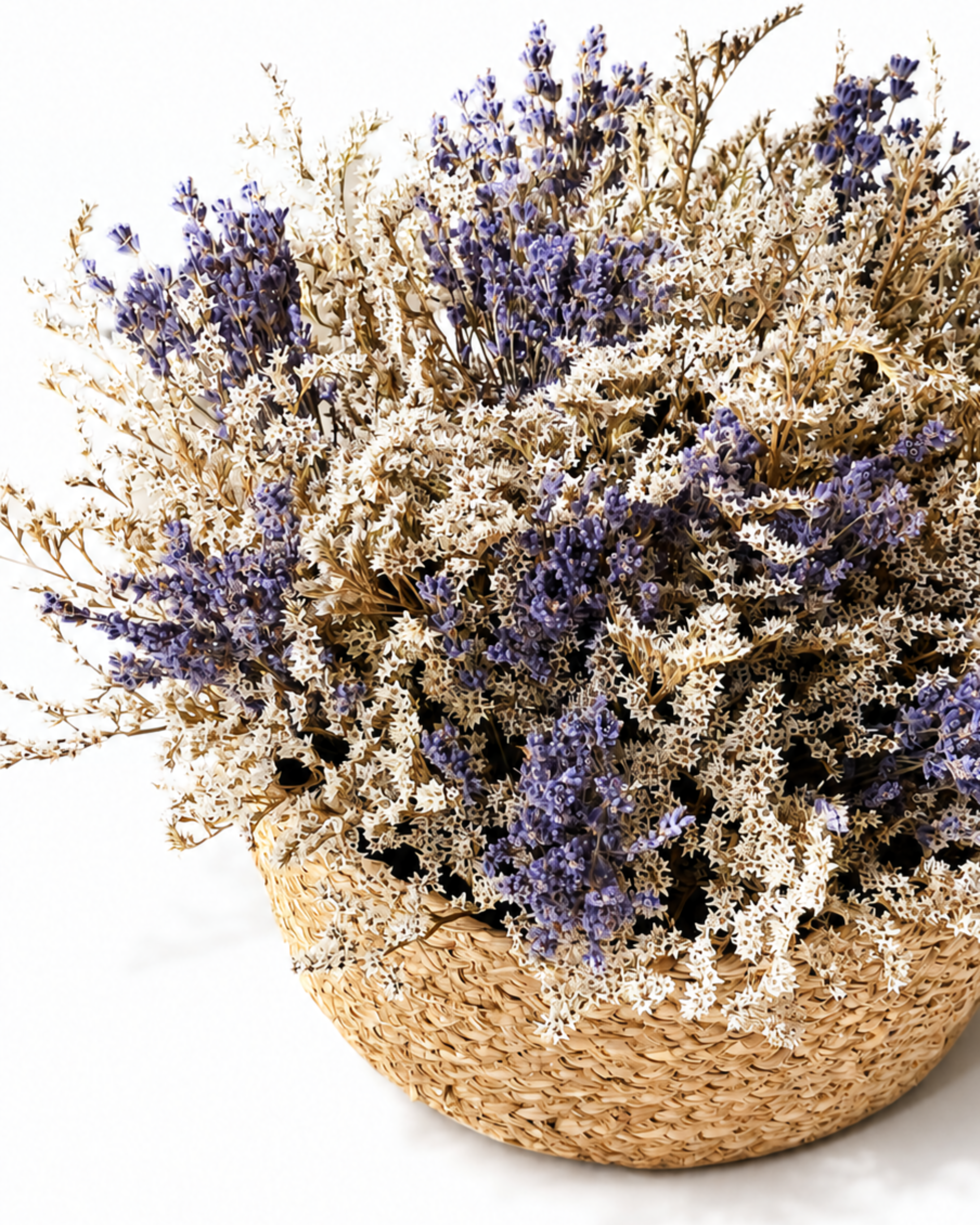 Lavender Dried Flower Basket